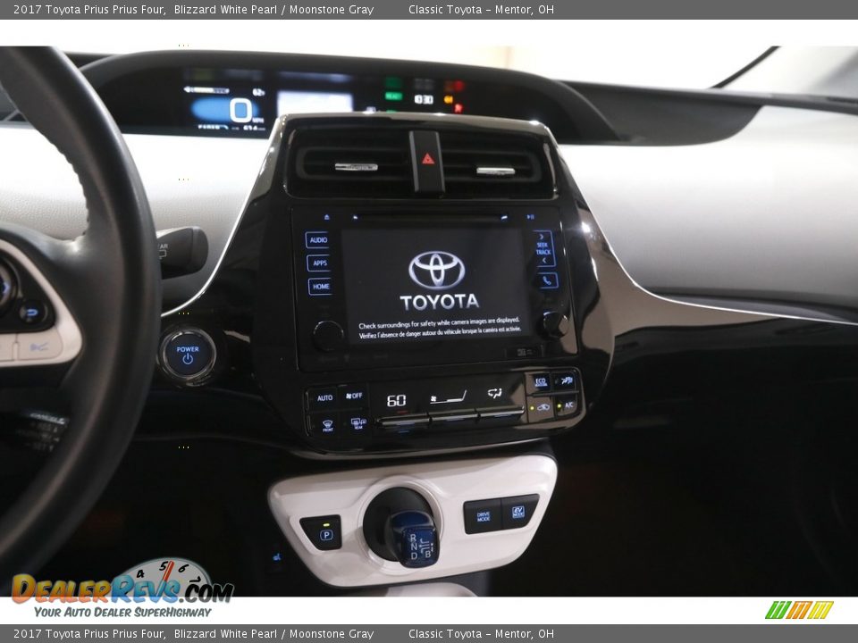 2017 Toyota Prius Prius Four Blizzard White Pearl / Moonstone Gray Photo #9