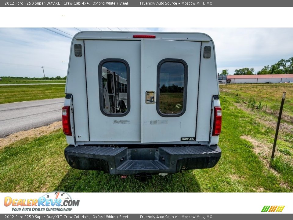 2012 Ford F250 Super Duty XLT Crew Cab 4x4 Oxford White / Steel Photo #5