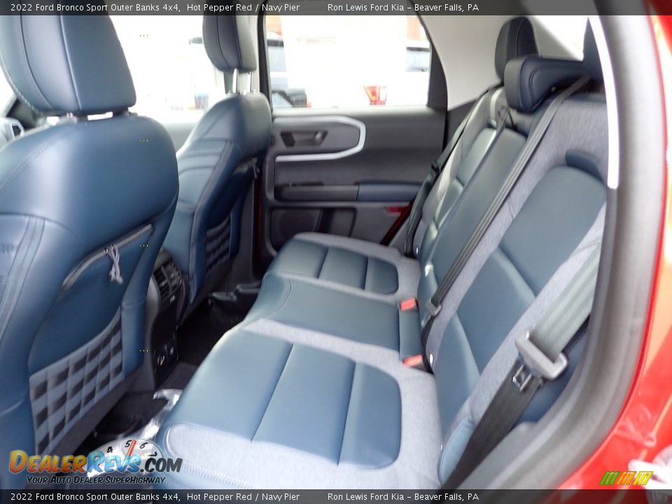 Rear Seat of 2022 Ford Bronco Sport Outer Banks 4x4 Photo #13