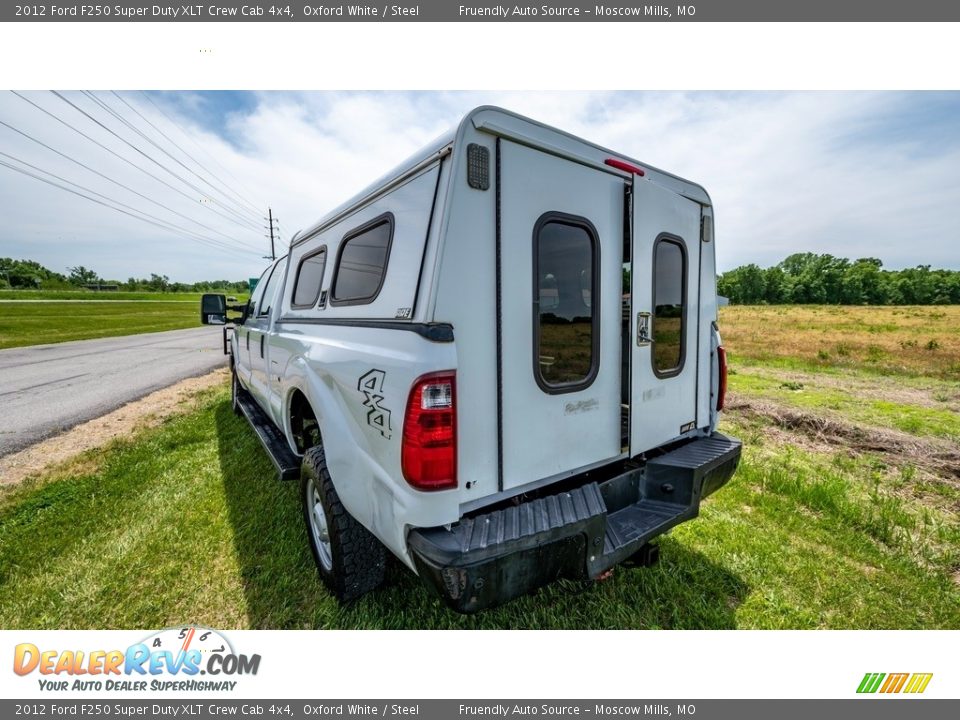 2012 Ford F250 Super Duty XLT Crew Cab 4x4 Oxford White / Steel Photo #6