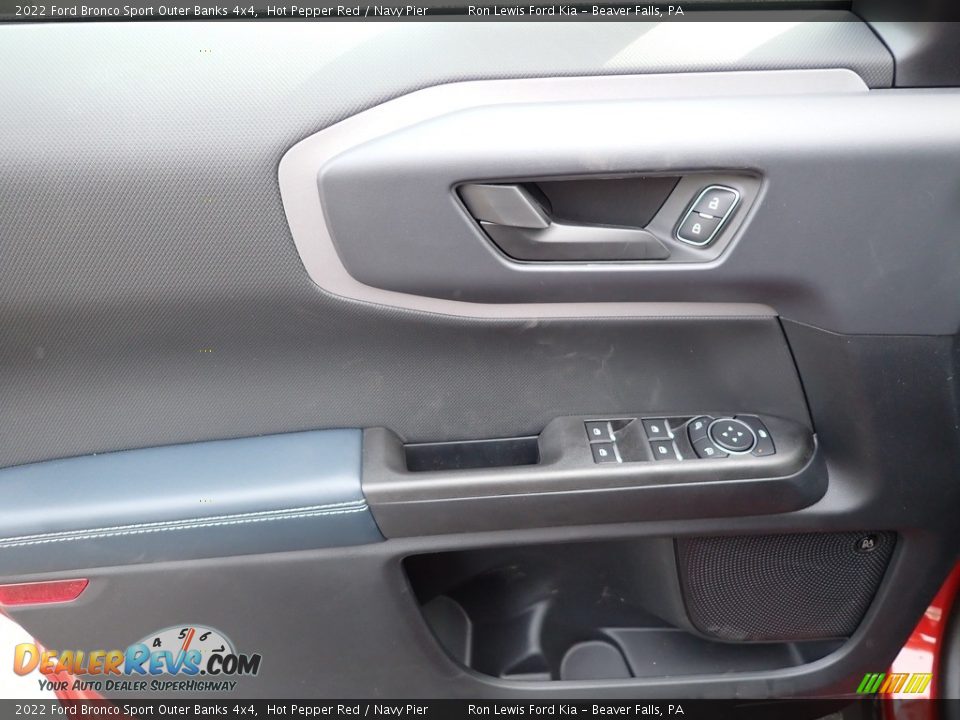 2022 Ford Bronco Sport Outer Banks 4x4 Hot Pepper Red / Navy Pier Photo #15