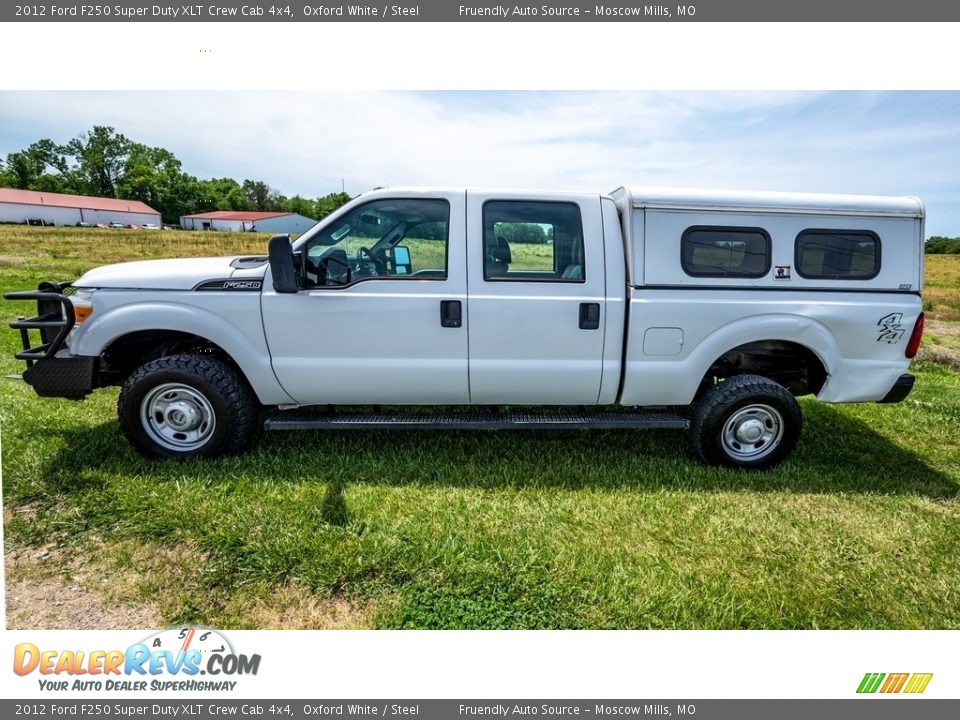 2012 Ford F250 Super Duty XLT Crew Cab 4x4 Oxford White / Steel Photo #7