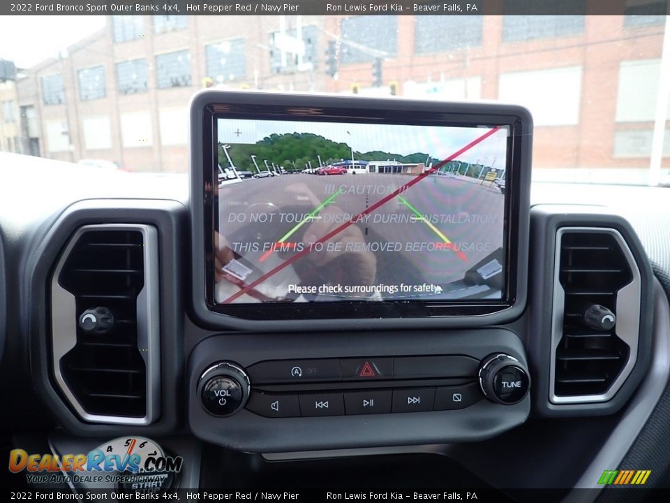 2022 Ford Bronco Sport Outer Banks 4x4 Hot Pepper Red / Navy Pier Photo #17