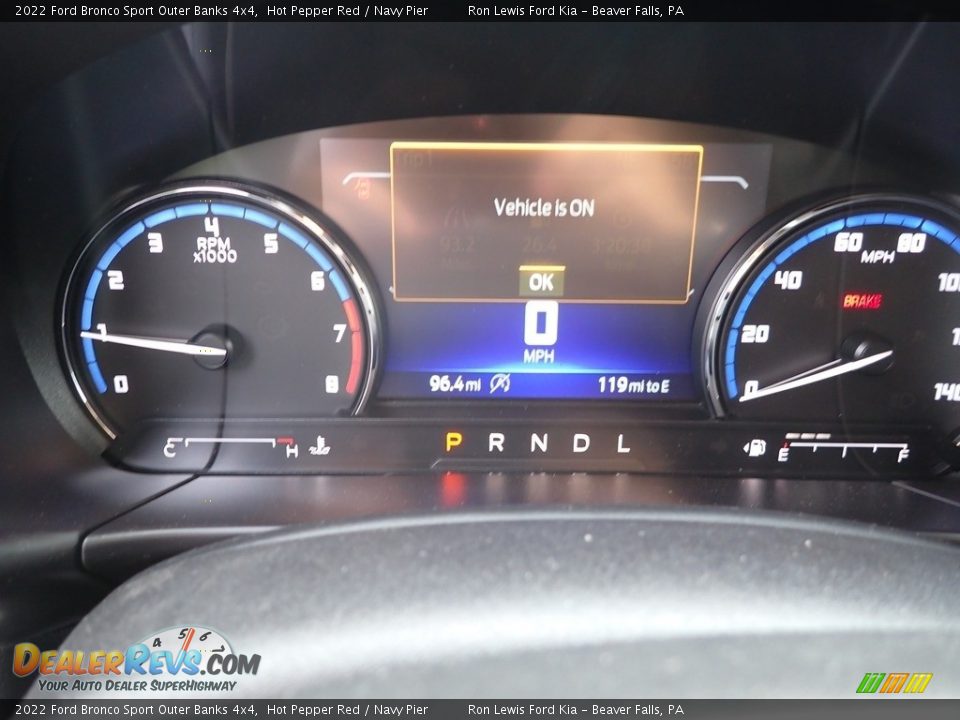 2022 Ford Bronco Sport Outer Banks 4x4 Gauges Photo #18