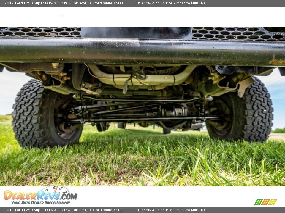 2012 Ford F250 Super Duty XLT Crew Cab 4x4 Oxford White / Steel Photo #11