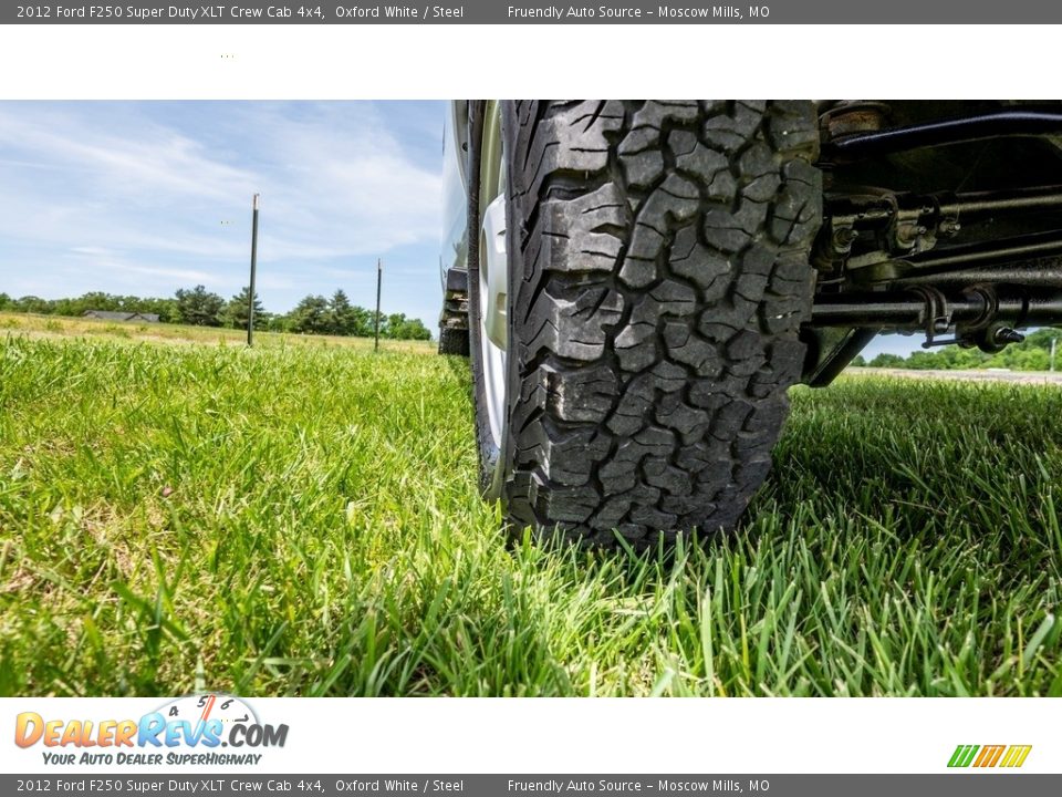 2012 Ford F250 Super Duty XLT Crew Cab 4x4 Oxford White / Steel Photo #12