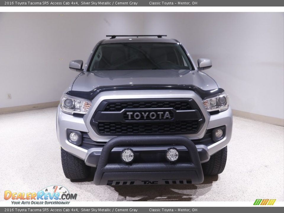 2016 Toyota Tacoma SR5 Access Cab 4x4 Silver Sky Metallic / Cement Gray Photo #3