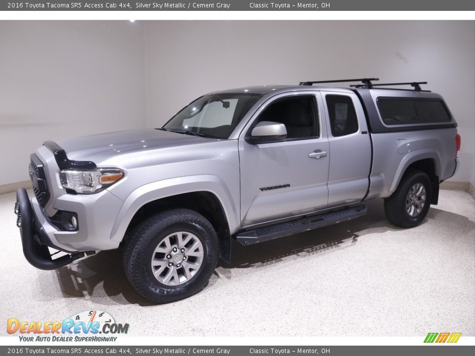 2016 Toyota Tacoma SR5 Access Cab 4x4 Silver Sky Metallic / Cement Gray Photo #4