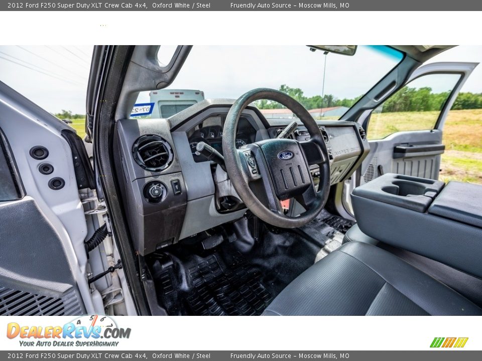 2012 Ford F250 Super Duty XLT Crew Cab 4x4 Oxford White / Steel Photo #19