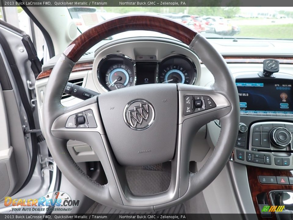 2013 Buick LaCrosse FWD Quicksilver Metallic / Titanium Photo #29