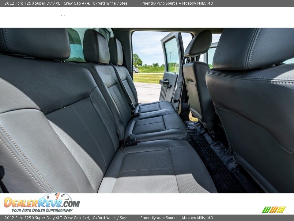 2012 Ford F250 Super Duty XLT Crew Cab 4x4 Oxford White / Steel Photo #22