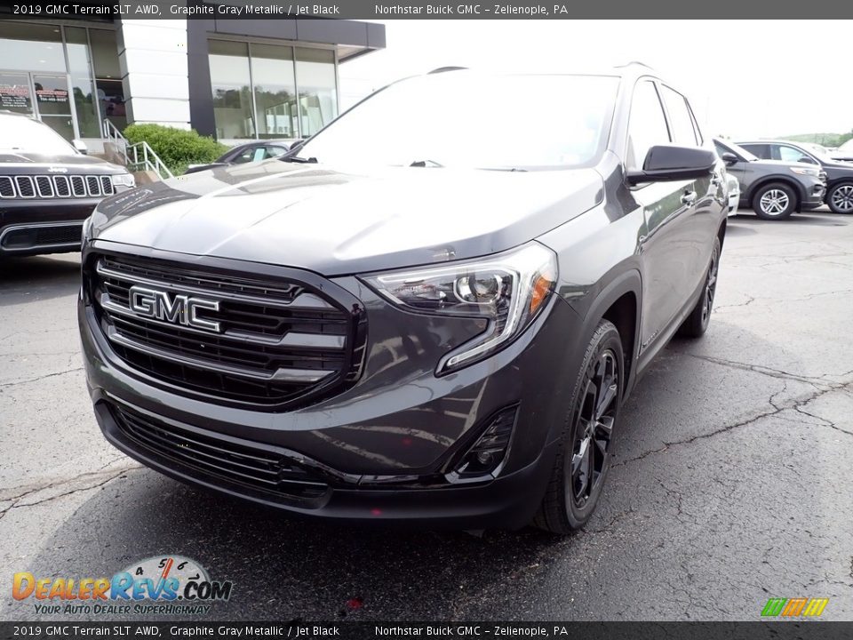 2019 GMC Terrain SLT AWD Graphite Gray Metallic / Jet Black Photo #12