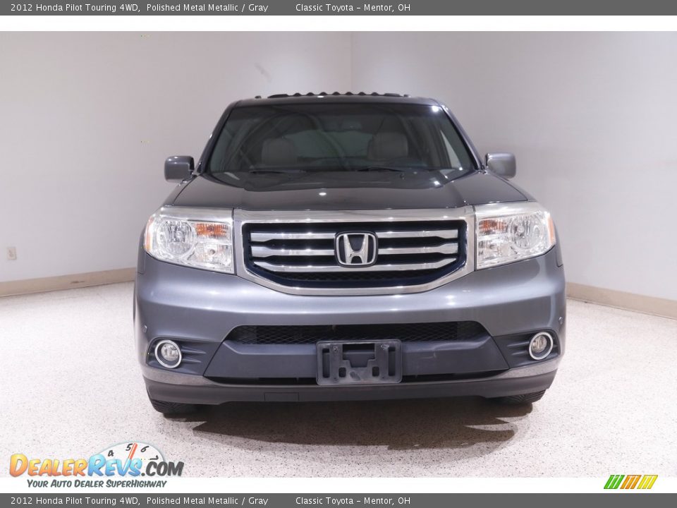 2012 Honda Pilot Touring 4WD Polished Metal Metallic / Gray Photo #2