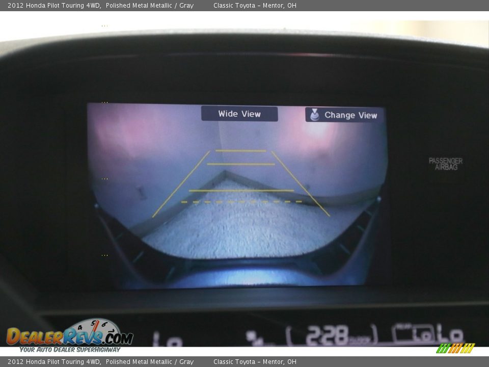2012 Honda Pilot Touring 4WD Polished Metal Metallic / Gray Photo #16
