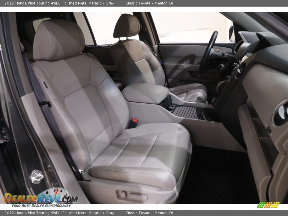 2012 Honda Pilot Touring 4WD Polished Metal Metallic / Gray Photo #19