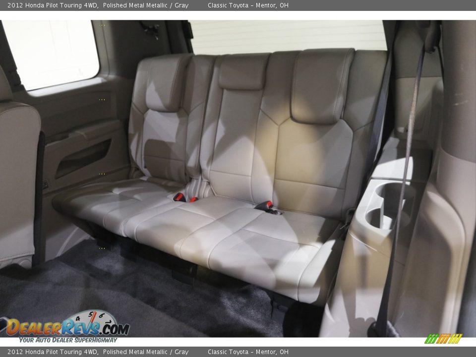 2012 Honda Pilot Touring 4WD Polished Metal Metallic / Gray Photo #22