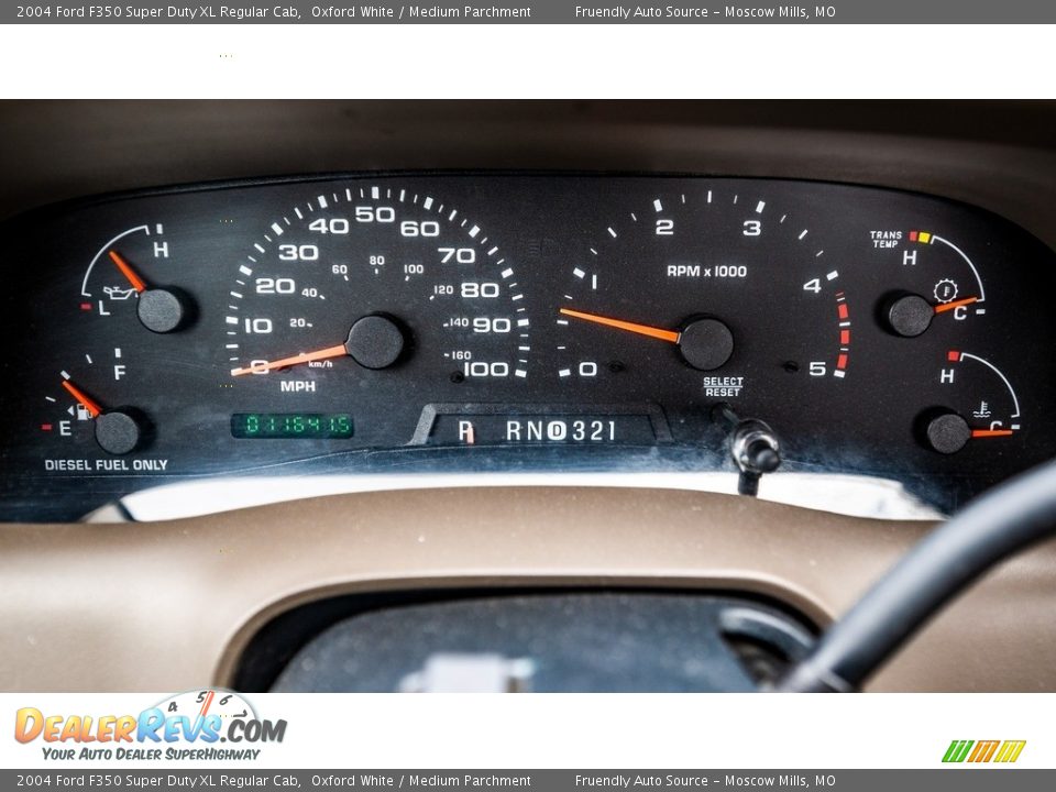 2004 Ford F350 Super Duty XL Regular Cab Gauges Photo #26