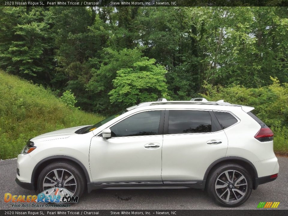 Pearl White Tricoat 2020 Nissan Rogue SL Photo #1