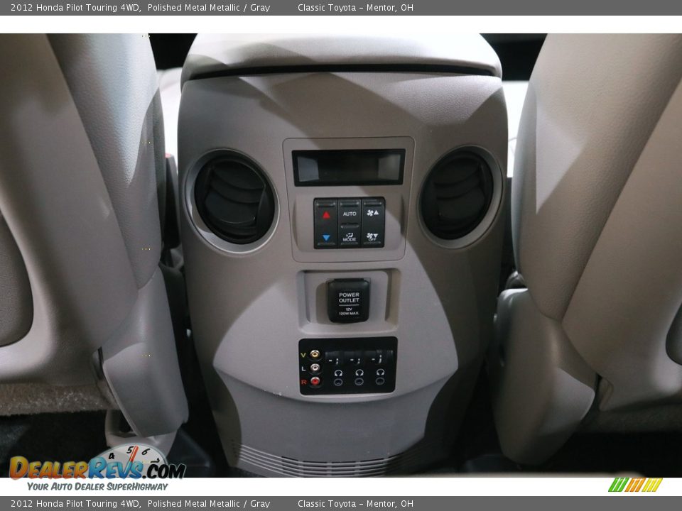 2012 Honda Pilot Touring 4WD Polished Metal Metallic / Gray Photo #24