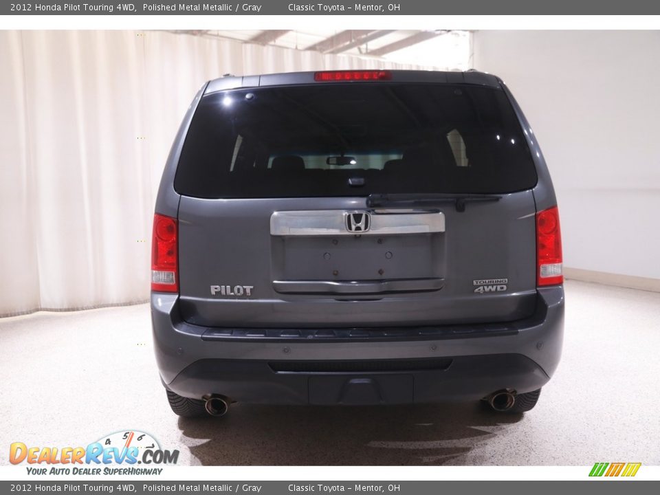 2012 Honda Pilot Touring 4WD Polished Metal Metallic / Gray Photo #25