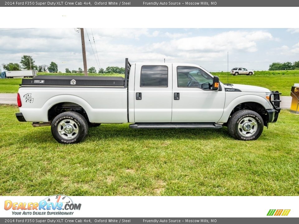 Oxford White 2014 Ford F350 Super Duty XLT Crew Cab 4x4 Photo #3