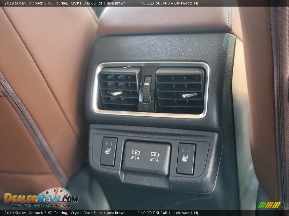 2019 Subaru Outback 3.6R Touring Crystal Black Silica / Java Brown Photo #13
