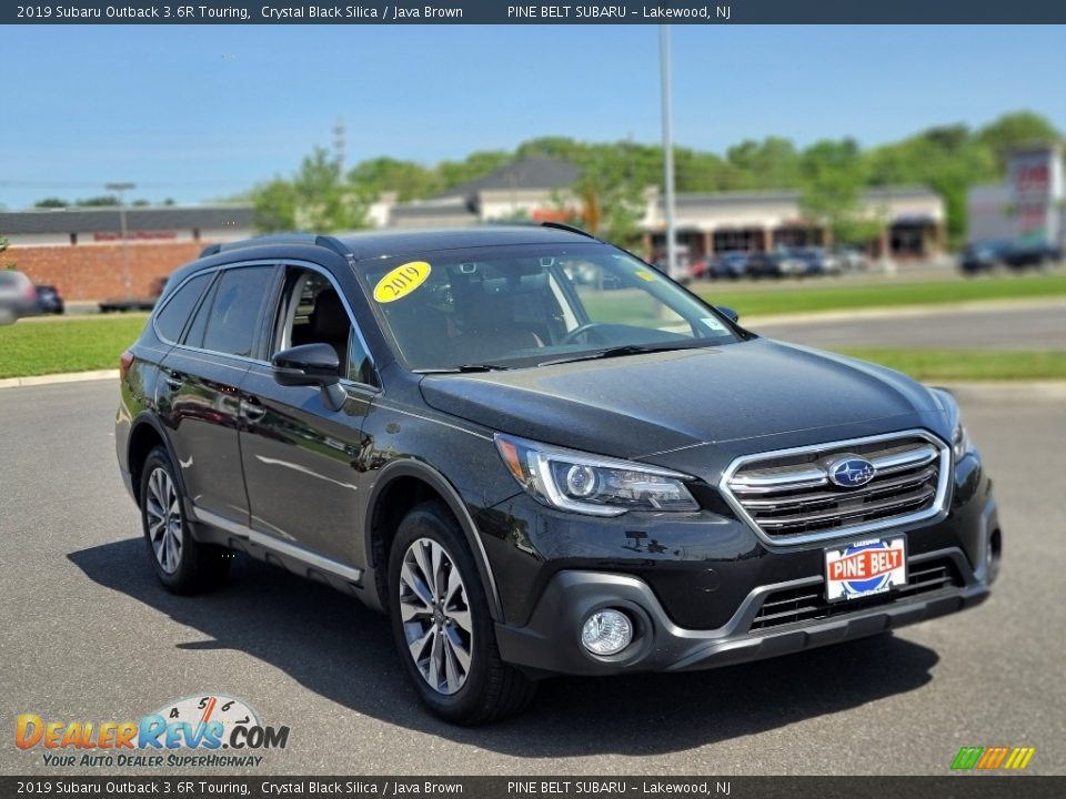 2019 Subaru Outback 3.6R Touring Crystal Black Silica / Java Brown Photo #16