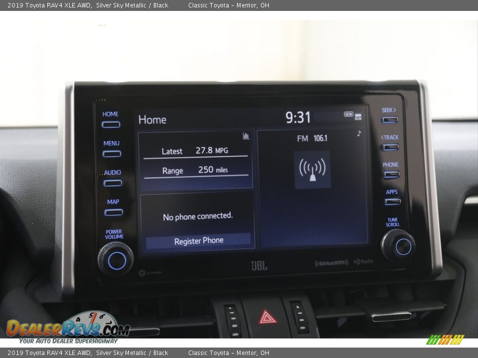 2019 Toyota RAV4 XLE AWD Silver Sky Metallic / Black Photo #10
