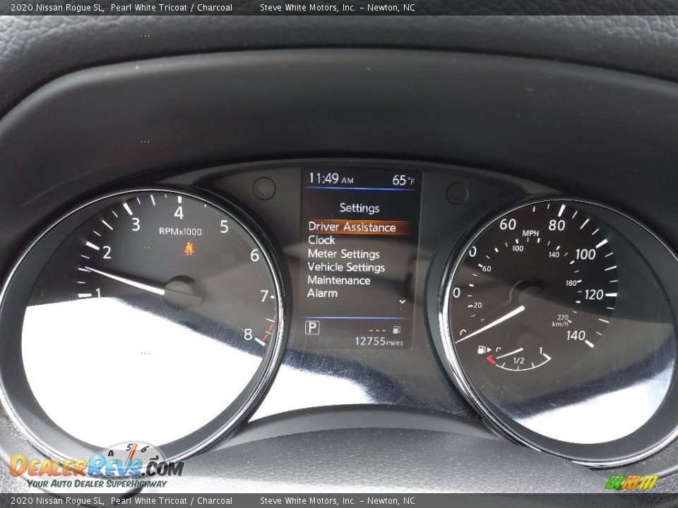 2020 Nissan Rogue SL Gauges Photo #19