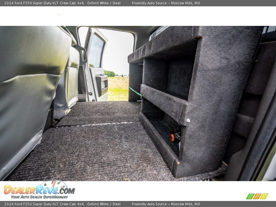 Rear Seat of 2014 Ford F350 Super Duty XLT Crew Cab 4x4 Photo #20