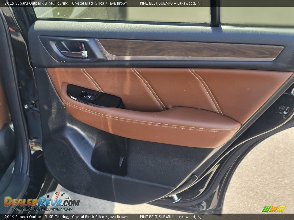 2019 Subaru Outback 3.6R Touring Crystal Black Silica / Java Brown Photo #27