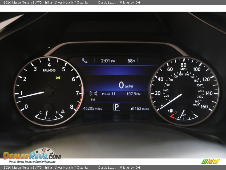 2020 Nissan Murano S AWD Gauges Photo #8