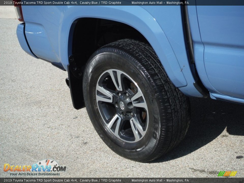 2019 Toyota Tacoma TRD Sport Double Cab 4x4 Cavalry Blue / TRD Graphite Photo #10