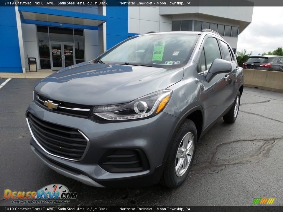 2019 Chevrolet Trax LT AWD Satin Steel Metallic / Jet Black Photo #2