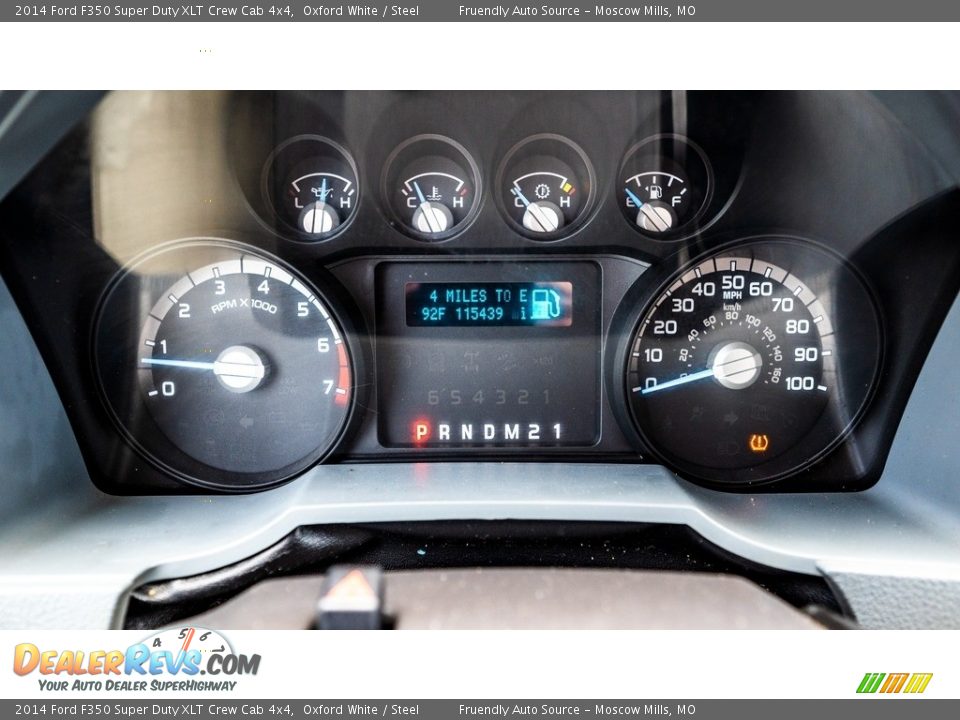 2014 Ford F350 Super Duty XLT Crew Cab 4x4 Gauges Photo #28