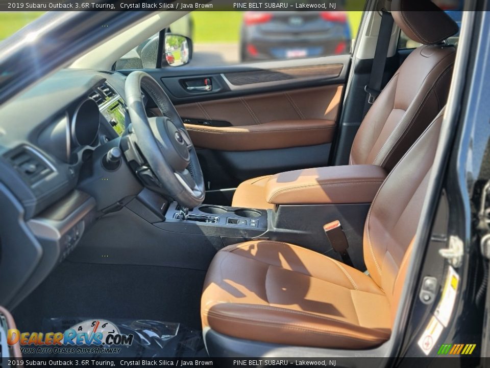 2019 Subaru Outback 3.6R Touring Crystal Black Silica / Java Brown Photo #36