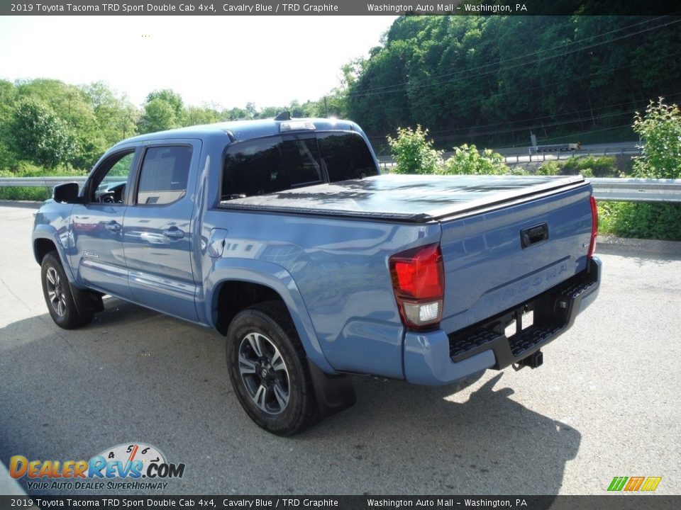 2019 Toyota Tacoma TRD Sport Double Cab 4x4 Cavalry Blue / TRD Graphite Photo #15