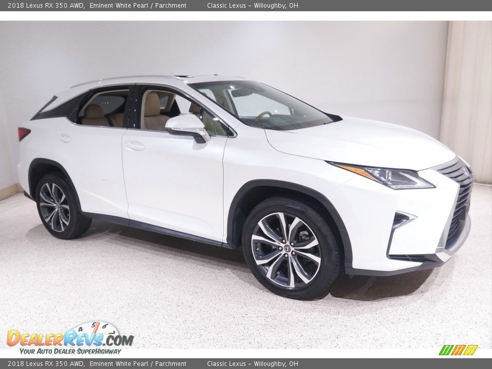 2018 Lexus RX 350 AWD Eminent White Pearl / Parchment Photo #1