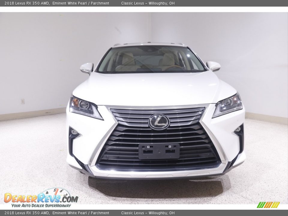 2018 Lexus RX 350 AWD Eminent White Pearl / Parchment Photo #2