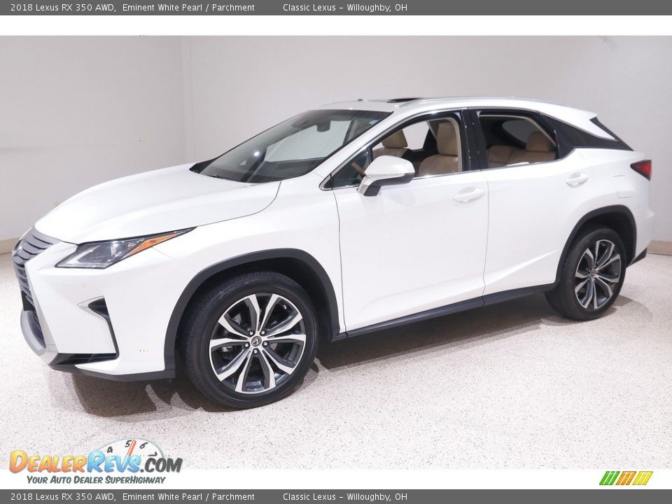 2018 Lexus RX 350 AWD Eminent White Pearl / Parchment Photo #3