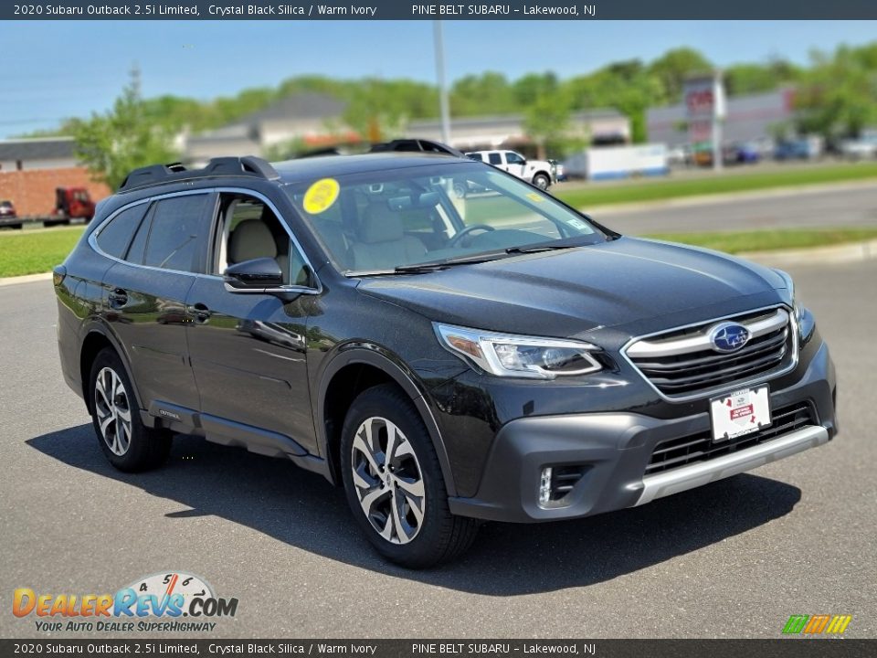 2020 Subaru Outback 2.5i Limited Crystal Black Silica / Warm Ivory Photo #16