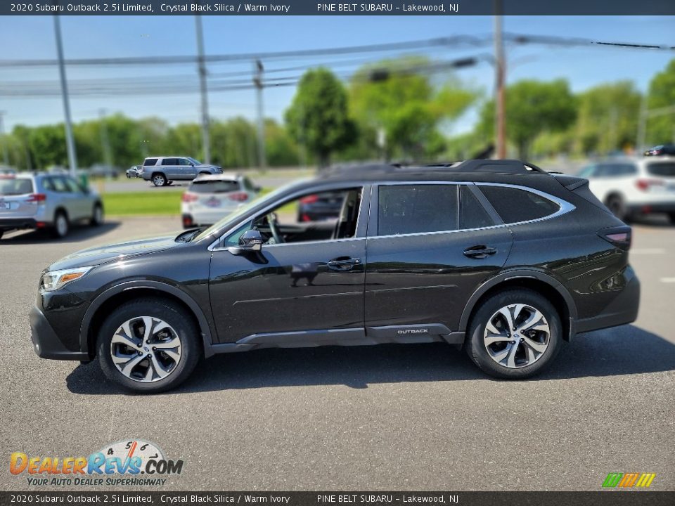 2020 Subaru Outback 2.5i Limited Crystal Black Silica / Warm Ivory Photo #18