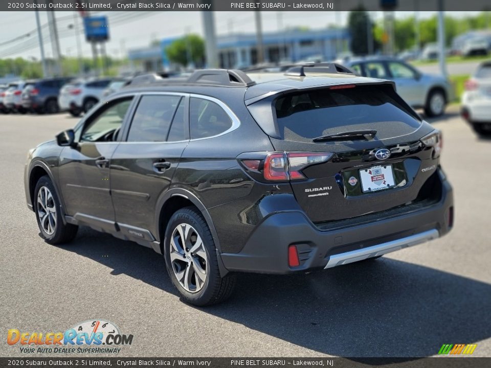 2020 Subaru Outback 2.5i Limited Crystal Black Silica / Warm Ivory Photo #19