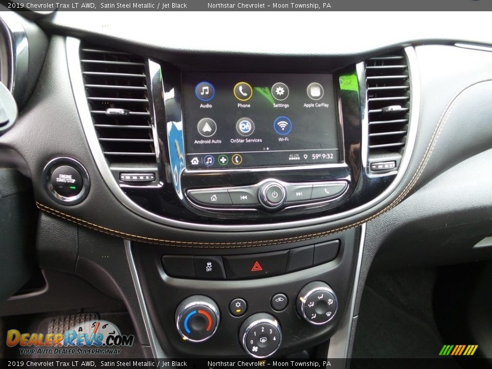 2019 Chevrolet Trax LT AWD Satin Steel Metallic / Jet Black Photo #27