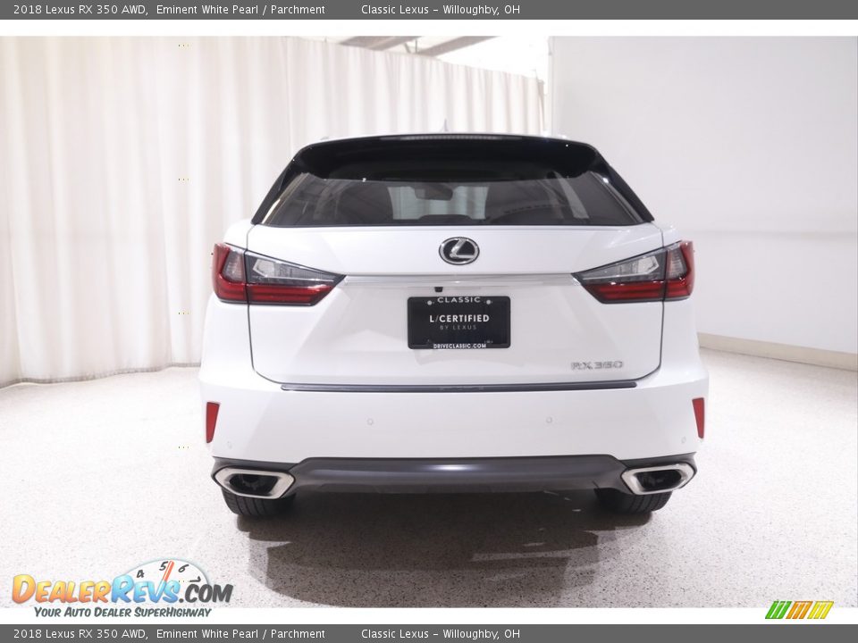 2018 Lexus RX 350 AWD Eminent White Pearl / Parchment Photo #22