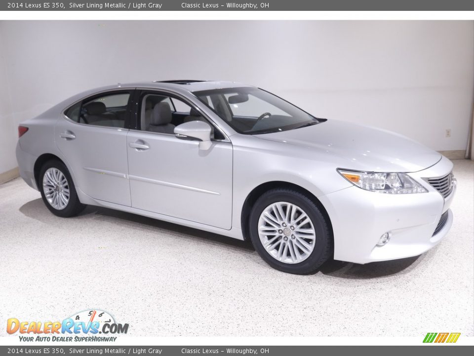 2014 Lexus ES 350 Silver Lining Metallic / Light Gray Photo #1