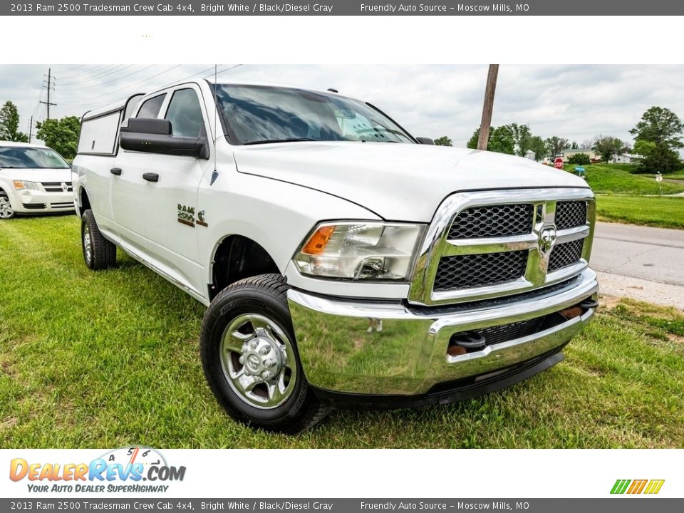 2013 Ram 2500 Tradesman Crew Cab 4x4 Bright White / Black/Diesel Gray Photo #1