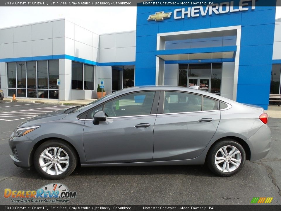 2019 Chevrolet Cruze LT Satin Steel Gray Metallic / Jet Black/­Galvanized Photo #3