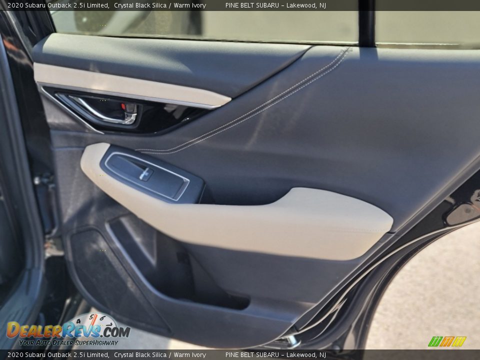 2020 Subaru Outback 2.5i Limited Crystal Black Silica / Warm Ivory Photo #30