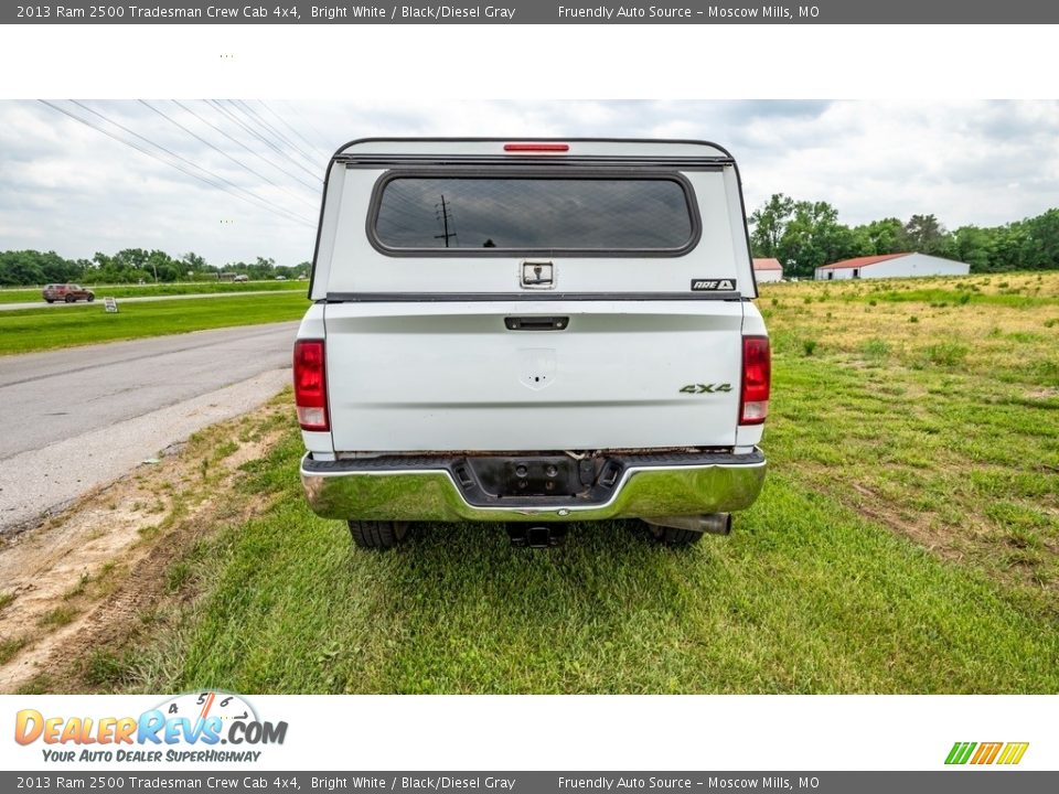 2013 Ram 2500 Tradesman Crew Cab 4x4 Bright White / Black/Diesel Gray Photo #5